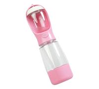 Gourde de voyage pour chiens, distributeur de collations étanche - Bouteille distributeur avec porte-sacs hygiéniques - Pour chiens de toutes tailles, chats, lapins, promenades, plage, camping