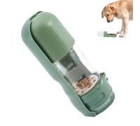 Gourde d'eau Chien avec conteneur Nourriture Filtre à Charbon Actif intégré | Accessoires pour chiens de petite taille Convient aux chats, promenades, randonnées, hydratation et aliment