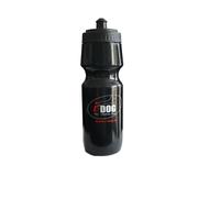 Gourde d'eau type bidon pour baudrier confort trek I-DOG Noir 700 ml