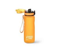 schmatzfatz Gourde Sport,Bouteille d'Eau Sport qui Garde l'Eau Froide,Gourdes, Bouteille Eau Sport pour Adulte,Homme, Femme et Enfant, Gourde Sans BPA, Water Bottle Etanche, Anti Fuite, 500ml, Orange