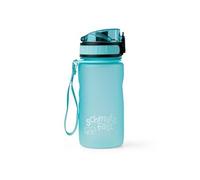 schmatzfatz Gourde Enfant 350 ml - Étanche avec Fermeture 1-Clic, Tritan Sans BPA et Sans Goût, Infuseur à Fruits, Anse de Transport, pour Crèche et Maternelle, Compatible Boissons Gazeuses