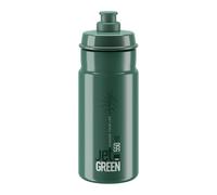 Elite Sport – Bidon cyclisme – Jet Green 550 ml Opale Logo blanc push-pull – Route VTT Gravel