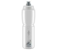 Elite Sport Bidon cyclisme Jet Green 950 ml transparent logo gris valve push-pull écologique