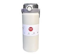 Gourde en acier inoxydable - Bouteille d'eau sous vide - Récipient de sport anti-fuite pour le fitness, le camping, le cyclisme, la pêche, l'école, les bébés et les tout-petits - Léger et pour