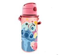 Gourde en aluminium - Lilo et Stitch - 600 ml - Rose - Sans BPA