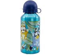 Gourde en aluminium - Stor Bluey - 400 ml - Disney - Bleu - Sécurisée pour enfants