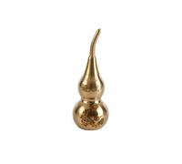 Gourde en cuivre pur, Wu Lou porte-bonheur en laiton, figurine Feng Shui chinoise Feng Shui pour décoration d'intérieur (7 cm-1)