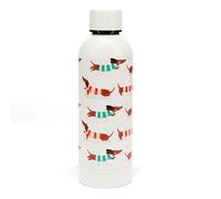 Gourde en inox Rex London Sausage Dog Beige 500 ml