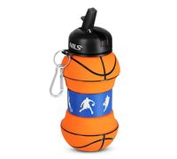 NILS Extreme Gourde en silicone pliable NC4104 Basketball 550 ml Orange