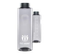 Gourde en Tritan, 800 ml, fabriquée en Autriche, sans BPA, taille idéale, passe au lave-vaisselle, résistante aux boissons gazeuses, légère, avec large ouverture pour un nettoyage facile (1 bouteille)