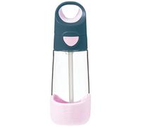 Gourde en tritan avec paille Indigo Rose (450 ml)