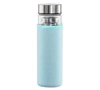 Xavax Gourde en verre 450 ml avec filtre et manchon en silicone
