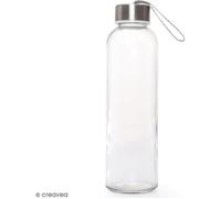 Graine créative - Gourde en verre 50 cl - Transparent - Adulte mixte - Bouchon dévissable