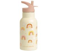 Gourde en acier inoxydable pour enfants ARC-EN-CIEL A Little Lovely Company, 350 ml jaune pastel TU