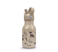 Elodie Details Gourde Enfant Inox, Bouchon Anti-Fuite avec Paille et Poignée pour Enfants, Facile à Ouvrir, Sans BPA, Facile à Nettoyer, Bouteille Idéal École & Activités, 350ML, Nordic Woodland