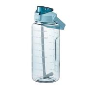 Gourde Enfant anti Fuite, 2L Gourde Sport, Bouteille d'eau pour l'École, Motivation Bouteille, Bouteilles D'eau Pour L'école, Bouteille pour Enfant, l'école, Cyclisme, Voyage, Camping, Fitness, Vert