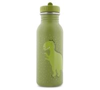 Gourde enfant en acier inoxydable - TRIXIE - Mr. Dino - 350 ml - Vert - Acier inoxydable et PP - 15,5 cm de hauteur