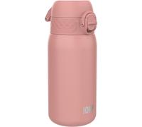Gourde Enfant, Inox Léger, 400ml, Non Isolé, Anti-Fuite, Facile À Ouvrir, Verrouillage Sécurisé, Lavable Au Lave-Vaisselle, Poignée De Transport, Acier Inoxydable, Aqua