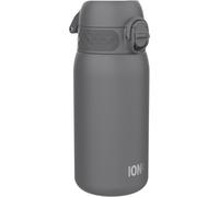 Gourde Enfant, Inox Léger, 400ml, Non Isolé, Anti-Fuite, Facile À Ouvrir, Verrouillage Sécurisé, Lavable Au Lave-Vaisselle, Poignée De Transport, Acier Inoxydable, Aqua