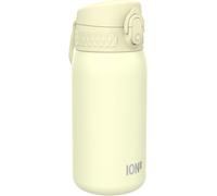 Gourde Enfant, Inox Léger, 400ml, Non Isolé, Anti-Fuite, Facile À Ouvrir, Verrouillage Sécurisé, Lavable Au Lave-Vaisselle, Poignée De Transport, Acier Inoxydable, Aqua