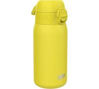 Gourde Enfant, Inox Léger, 400ml, Non Isolé, Anti-Fuite, Facile À Ouvrir, Verrouillage Sécurisé, Lavable Au Lave-Vaisselle, Poignée De Transport, Acier Inoxydable, Aqua