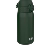 Gourde Enfant, Inox Léger, 400ml, Non Isolé, Anti-Fuite, Facile À Ouvrir, Verrouillage Sécurisé, Lavable Au Lave-Vaisselle, Poignée De Transport, Acier Inoxydable, Aqua