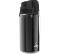 Gourde Enfant, Inox Léger, 400ml, Non Isolé, Anti-Fuite, Facile À Ouvrir, Verrouillage Sécurisé, Lavable Au Lave-Vaisselle, Poignée De Transport, Acier Inoxydable, Aqua