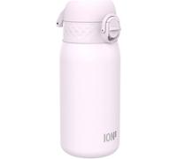 Gourde Enfant, Inox Léger, 400ml, Non Isolé, Anti-Fuite, Facile À Ouvrir, Verrouillage Sécurisé, Lavable Au Lave-Vaisselle, Poignée De Transport, Acier Inoxydable, Aqua