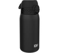 Gourde Enfant, Inox Léger, 400ml, Non Isolé, Anti-Fuite, Facile À Ouvrir, Verrouillage Sécurisé, Lavable Au Lave-Vaisselle, Poignée De Transport, Acier Inoxydable, Aqua
