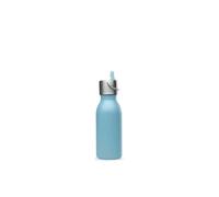 Gourde Enfant Isotherme - Qwetch - 350ml - Bleu - Bouchon Pipette - Inox