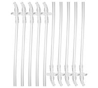 Gourde Enfant Pailles De Rechange Pour D'eau Pailles Claires Réutilisables En Silicone De Tasse D'eau De Tasse À Ventre Pot De Cruche Durite