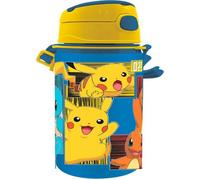 Kids Licensing Gourde en aluminium avec fermeture à clic [600 ml], Pokémon