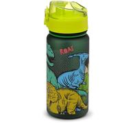 Gourde enfant - PUCKATOR - Dinosauria - 350 ml - Incassable - Couvercle bouton-poussoir
