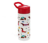 Gourde enfant Rex London Sunny Sausage Dog Rouge 500 ml