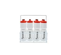 Gourde et support métallique Precision (x8) Blanc 8x750 ml
