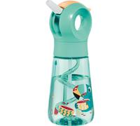 Maped Gourde Picnik Ecozen Toucan Vert fluo – Paille à bulles intégrée, Poignée, Étanche 350 ml