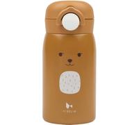 Fabelab Gourde Enfant 320 ml | Ours Acier Inox Sans BPA | Anti-Fuite Ecole | Bouteille d'Eau