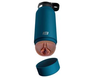 Gourde Féline - Plaisanterie Privée (bleu-marron)