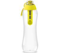 Gourde Filtrante Soft, 1 Filtre À Charbon Actif Jaune 0,5 L - Filtre Le Chlore Et Autres Contaminants, Gourde Sport Transparente, Bouteille Filtrante Sans Bpa, Gourde Paille, Bouteille D'eau