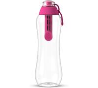Gourde Filtrante Soft,1 Filtre À Charbon Actif Rose 0,5 L-Filtre Le Chlore Et Autres Contaminants,Gourde Sport Transparente,Bouteille Filtrante Sans Bpa,Gourde Paille,Bouteille D'eau