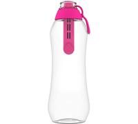 Gourde Filtrante Soft, 1 Filtre À Charbon Actif Rose 0,7 L - Filtre Le Chlore Et Autres Contaminants, Gourde Sport Transparente, Bouteille Filtrante Sans Bpa, Gourde Paille, Bouteille D'eau