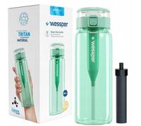 Gourde filtrante Wessper ActiveMax Clarti - Bouteille en Tritan 680ml - Menthe