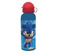 GIOVAS Bouteille en aluminium Sonic The Hedgehog 520 ml pour enfants réutilisable
