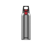 SIGG - Gourde Isotherme - Thermo Flask Hot & Cold ONE Light Brushed - Avec Filtre À Fruits - Pour Randonnée & Camping - Étanche - Sans BPA - Acier Inoxydable 18/8 - Inox Brossé - 0,55L