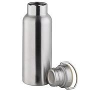 APS 66906 Bouteille/bouteille isotherme durable de haute qualité en acier inoxydable de 750 ml avec poignée de transport et joint de rechange, Argenté