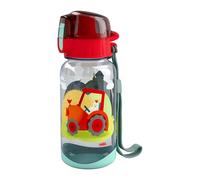 Gourde HABA Ferme - Bouteille d'eau 400 ML avec Tracteur, Sangle de Transport, légère et hermétique pour crèche et Maternelle à partir de 12 Mois - 2012444002