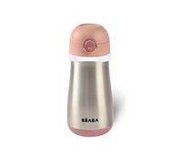 Gourde inox 350 ml + anse - Old pink
