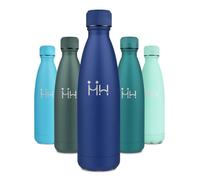Gourde Inox 750ml, Gourde Isotherme Réutilisable, Facile à Ouvrir, sans BPA, Anti-Fuite, Étanche Double Paroi, Bouteille Isotherme pour École, Enfant, Bureau, Randonnée, Ciclismo, Voyage, Camping