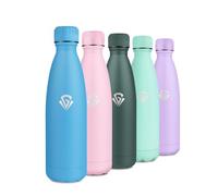 Gourde Inox 750ml, Gourde Isotherme sans BPA, Gourde Métal Étanche Réutilisable, Bouteille Isotherme Double Paroi pour Sport, Bureau, École, Randonnée, Yoga, Gym, Voyage, Enfant, Adulte, Outdoor