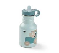 Gourde inox bébé Done by Deer Tiny farm Bleu 350 ml